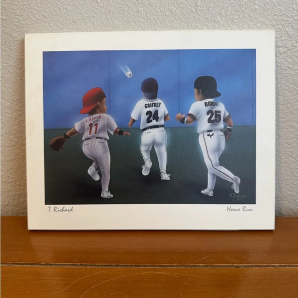 T Richard Sports Greats As Kids Wall‎ Art
